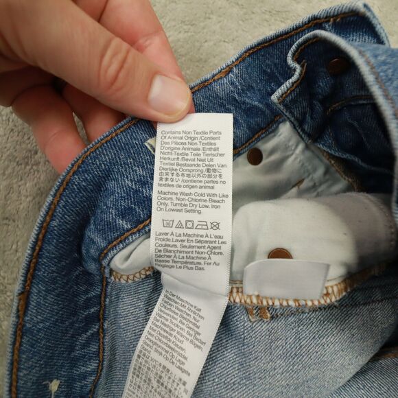Madewell The Perfect Vintage Jean Medium Wash Raw-Hem Edition size 26 ankle - Picture 9 of 12